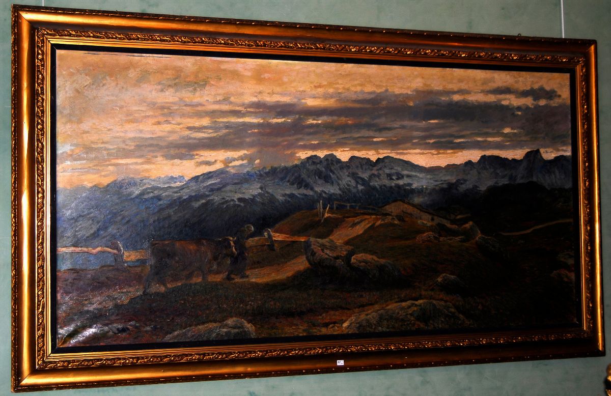 Alberto Falchetti (1878-1951)ritorno All'alpeggio