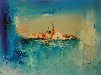 Cesarino Monti (1916-1979)veduta di Venezia