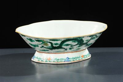 Coppetta in Porcellana, Cina Fine Dinastia Qinq, XIX Secolo