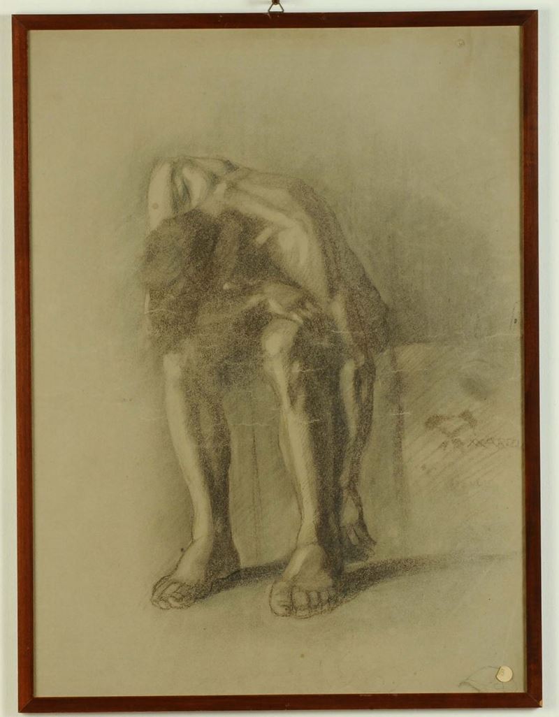 Fiore Martelli (1908-1934) Nudo a riposo  - Auction 19th and 20th century paintings - II - Cambi Casa d'Aste
