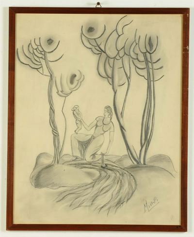 Fiore Martelli (1908-1934)madre e Bimbo al Torrente