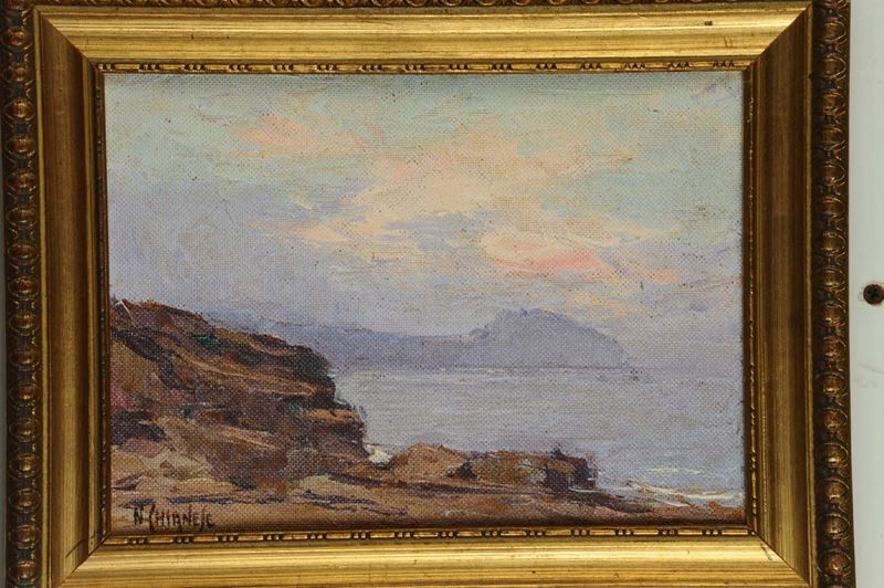 Nicolò Chianese (1898-1971) Promontorio di Portofino  - Auction 19th and 20th century paintings - II - Cambi Casa d'Aste