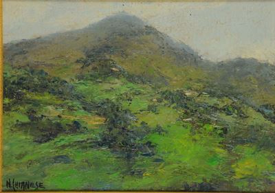 Nicolò Chianese (1898-1971)paesaggio di Montagna