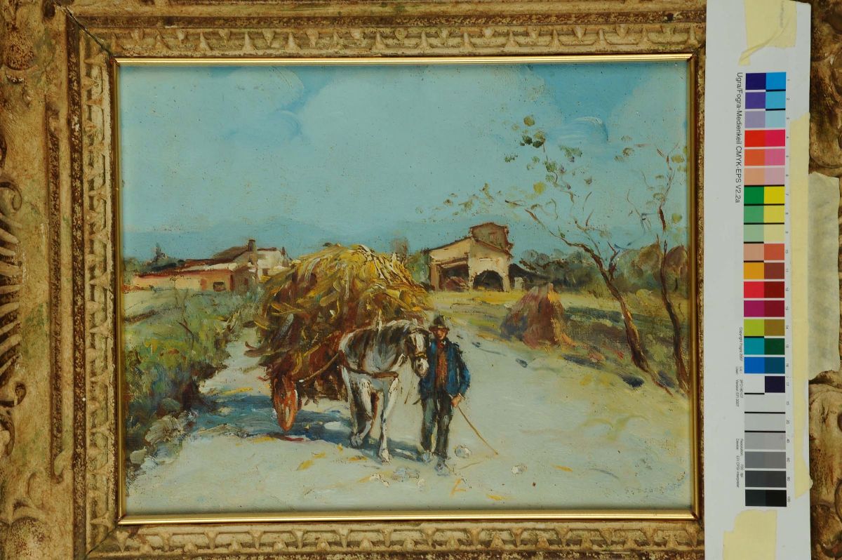 Gaetano Esposito (1858-1911)scene di Vita Contadina