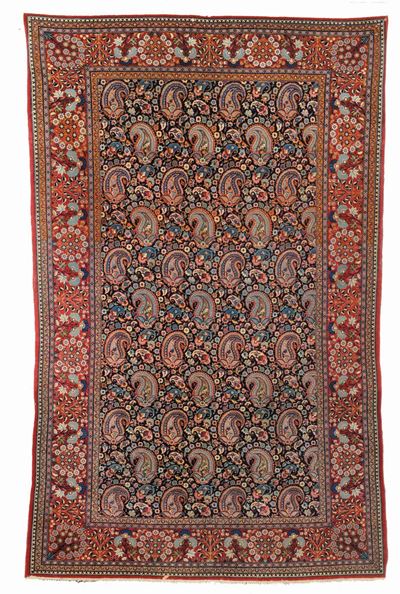 Tappeto Persiano Kashan, Fine XVIII Secolo