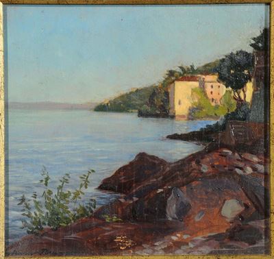 Mario Broggi (1890-1952)L'ansa del Ticino Vista dal Belvedere, 1927