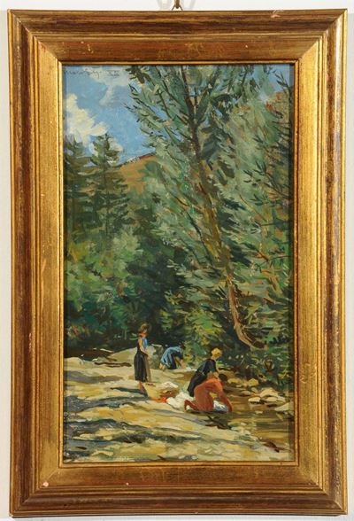 Paolo Marabottilavandaie a Montepiano (livorno), 1914