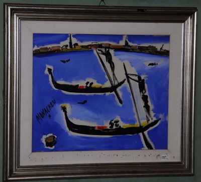 Sante Monachesi (1910-1991)gondole