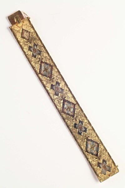 Bracciale in Oro a Tre Colori