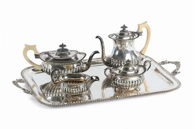 Servizio da Tè e Caffè in Argento, Londra 1820