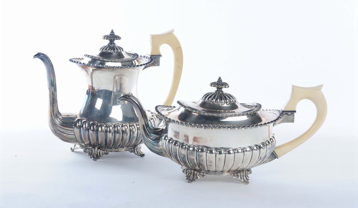 Servizio da Tè e Caffè in Argento, Londra 1820