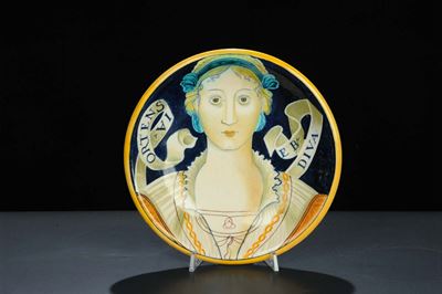 Coppa Durantina in Ceramica Ginori, XIX Secolo