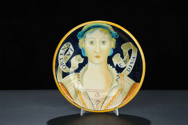 Coppa Durantina in ceramica Ginori, XIX secolo