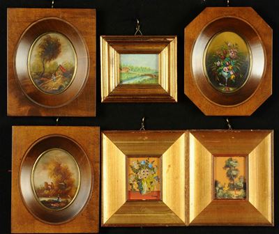 Lotto di Sei Miniature Diverse