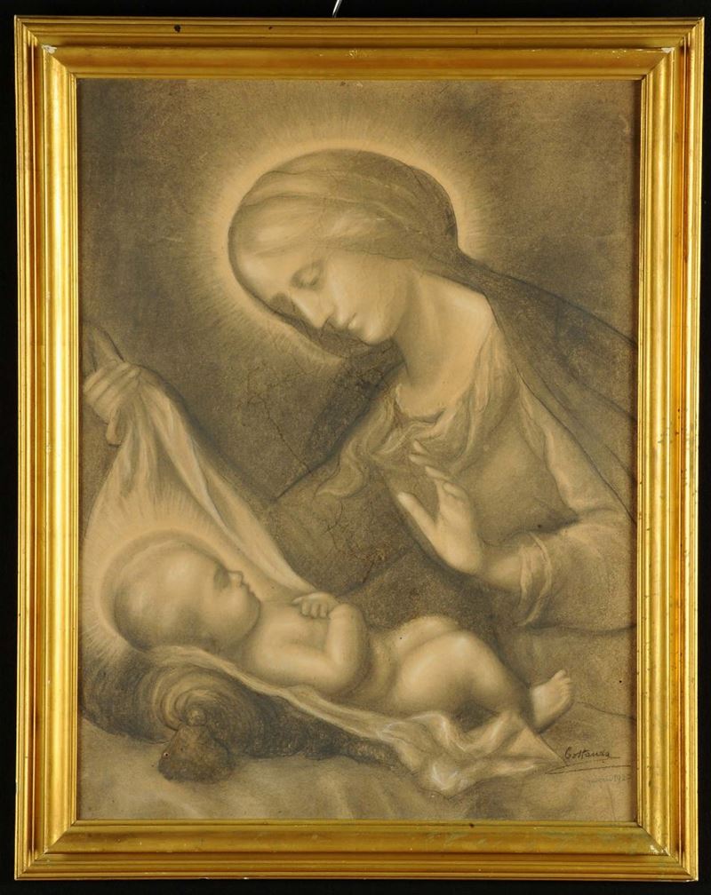 Anonimo del XX secolo Madonna col Bambino  - Auction OnLine Auction 12-2011 - Cambi Casa d'Aste
