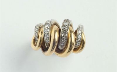 Anello con Diamanti di Vecchio Taglio
