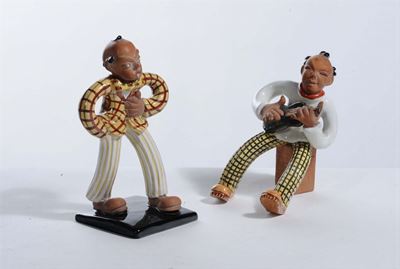 Coppia di Musicisti Neri, Anni '30