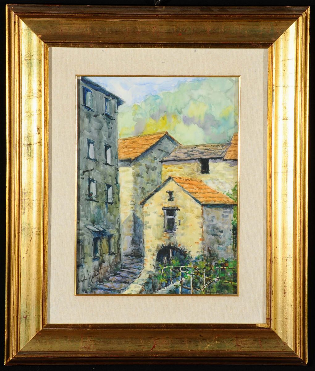 Guido Hanset (1910-1992)scorcio di Paese