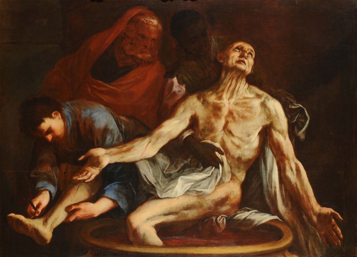 Antonio Molinari (1655-1704)la Morte di Seneca