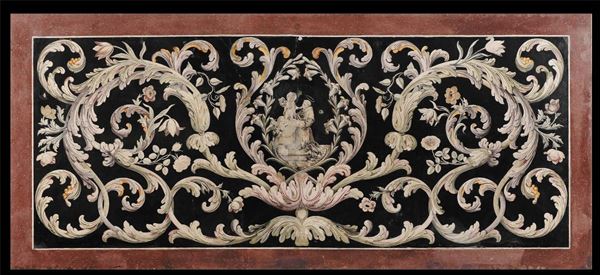 Grande scagliola policroma, Carpi XVII secolo