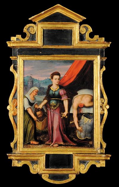 Scuola Lombarda del XVII Secologiuditta con la Testa di Oloferne