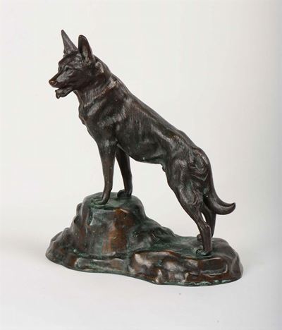 Cane in Bronzo, Inizi XX Secolo