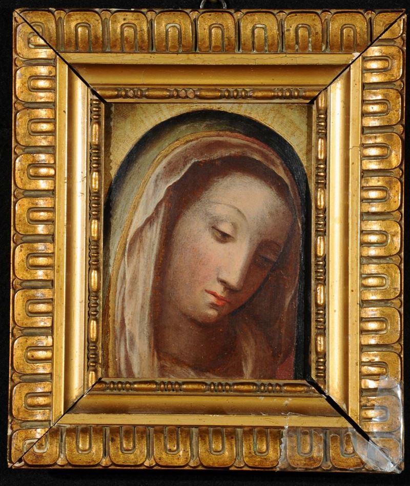 Anonimo del XX secolo Ritratto della Vergine  - Asta Asta OnLine 01-2012 - Cambi Casa d'Aste
