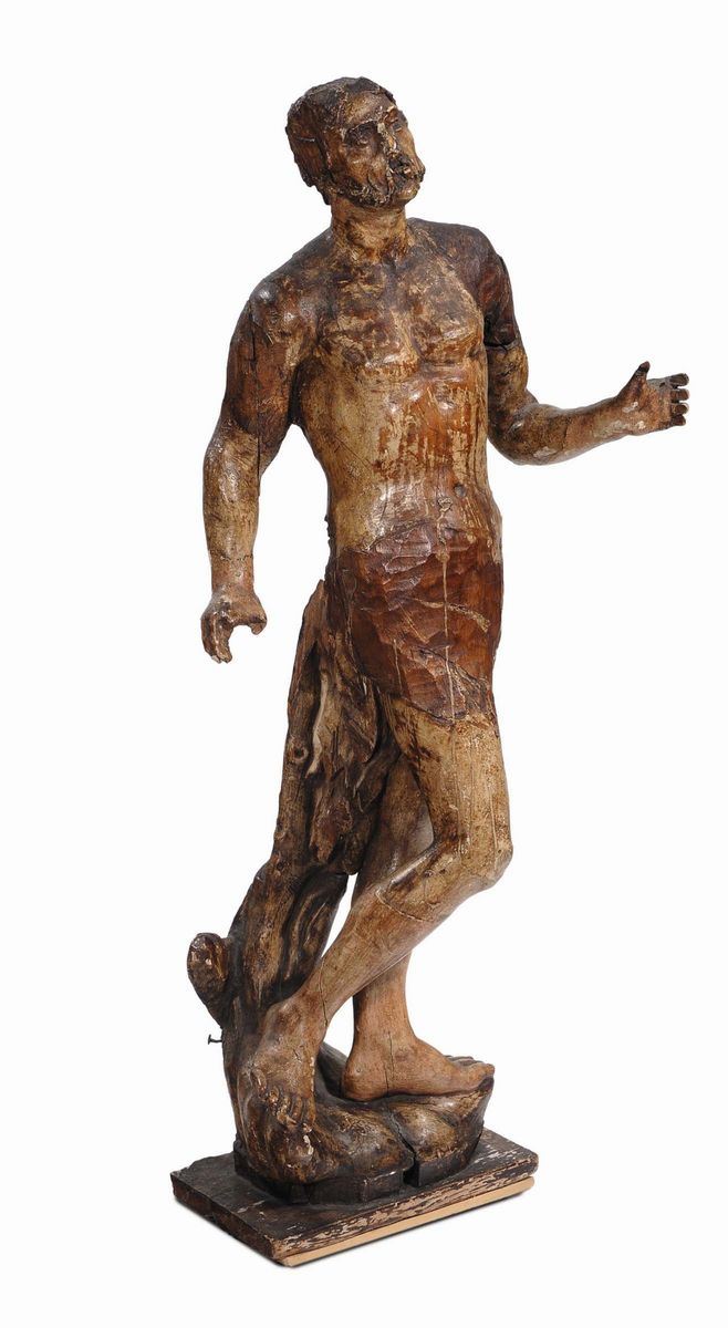 Scultore Italiano del XVI secolo Figura maschile  - Asta Antiquariato e Dipinti Antichi - Cambi Casa d'Aste