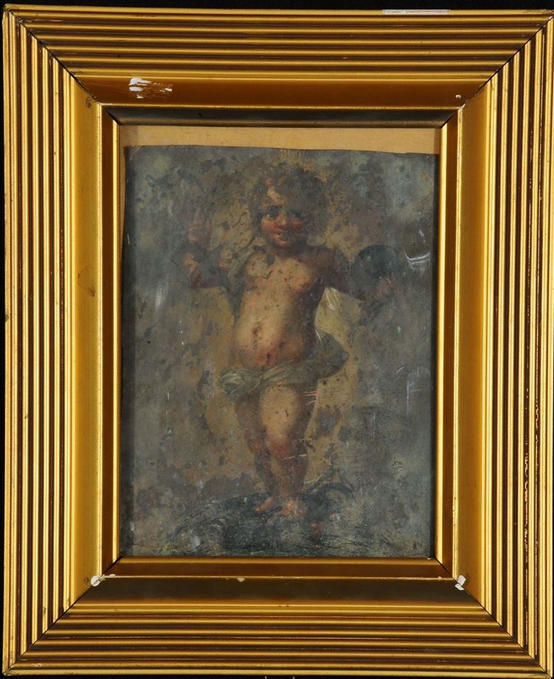 Scuola del XVIII secolo Gesù Bambino benedicente  - Auction OnLine Auction 01-2012 - Cambi Casa d'Aste