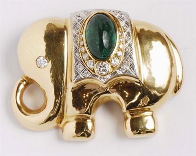 Pendente a Forma di Elefante