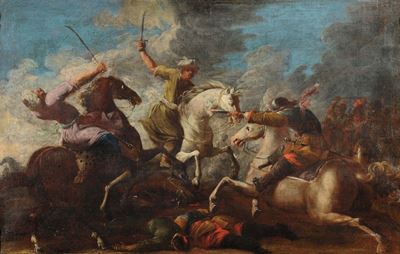 Francesco Maria Raineri, Detto Schivenoglia (1676-1785), Attribuito Abattaglie