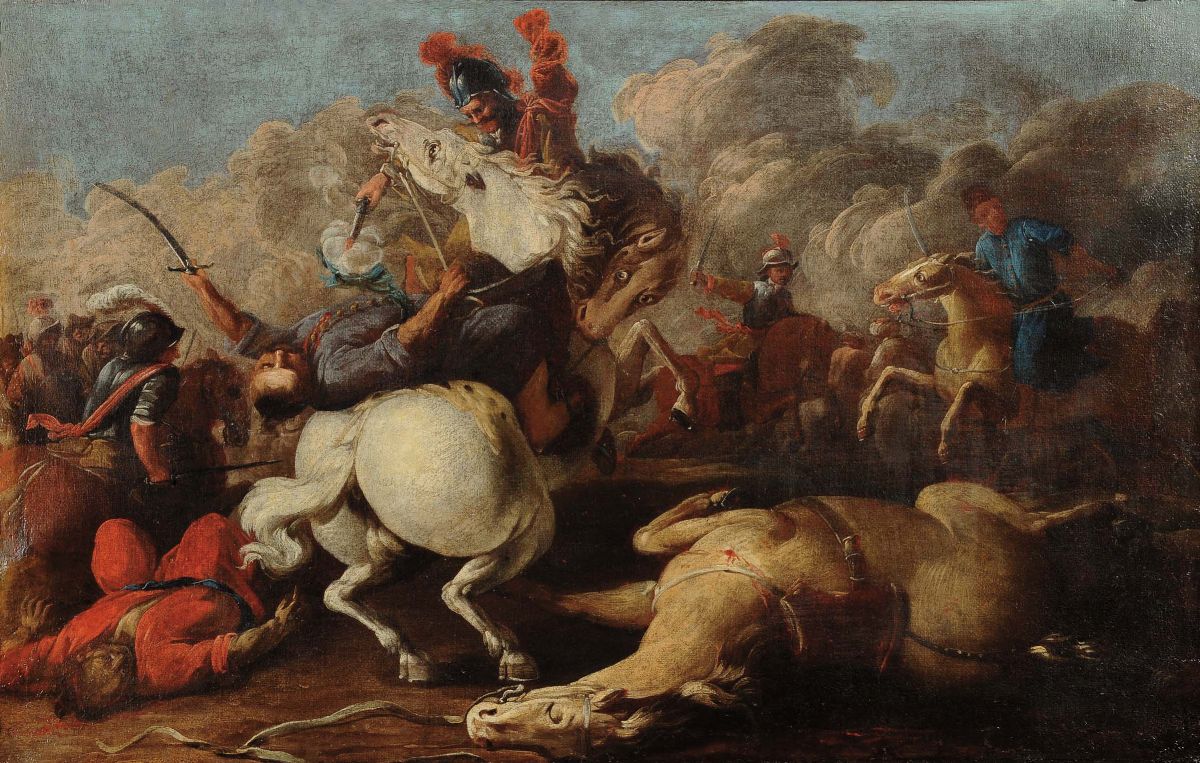 Francesco Maria Raineri, Detto Schivenoglia (1676-1785), Attribuito Abattaglie