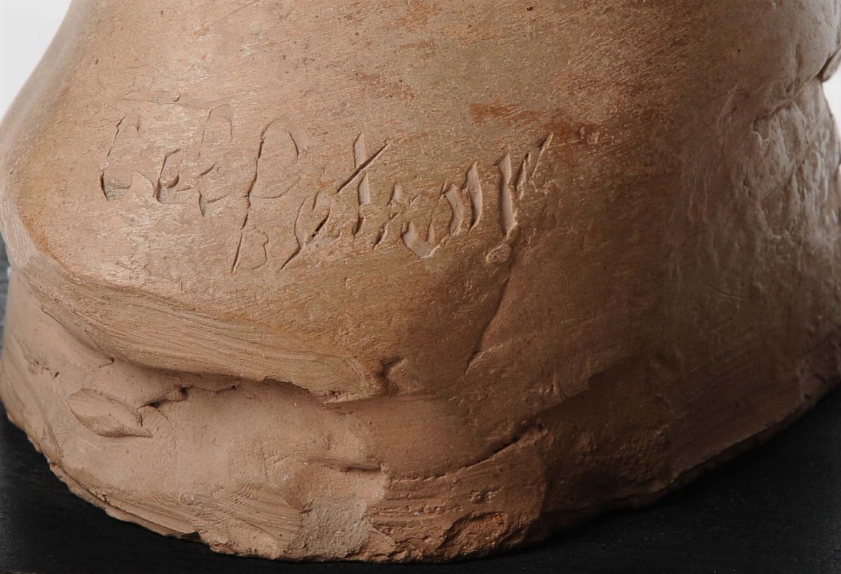 Coppia di Teste in Terracotta Raffiguranti Due Fanciulli