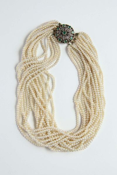 Collana a Torsade di Perline