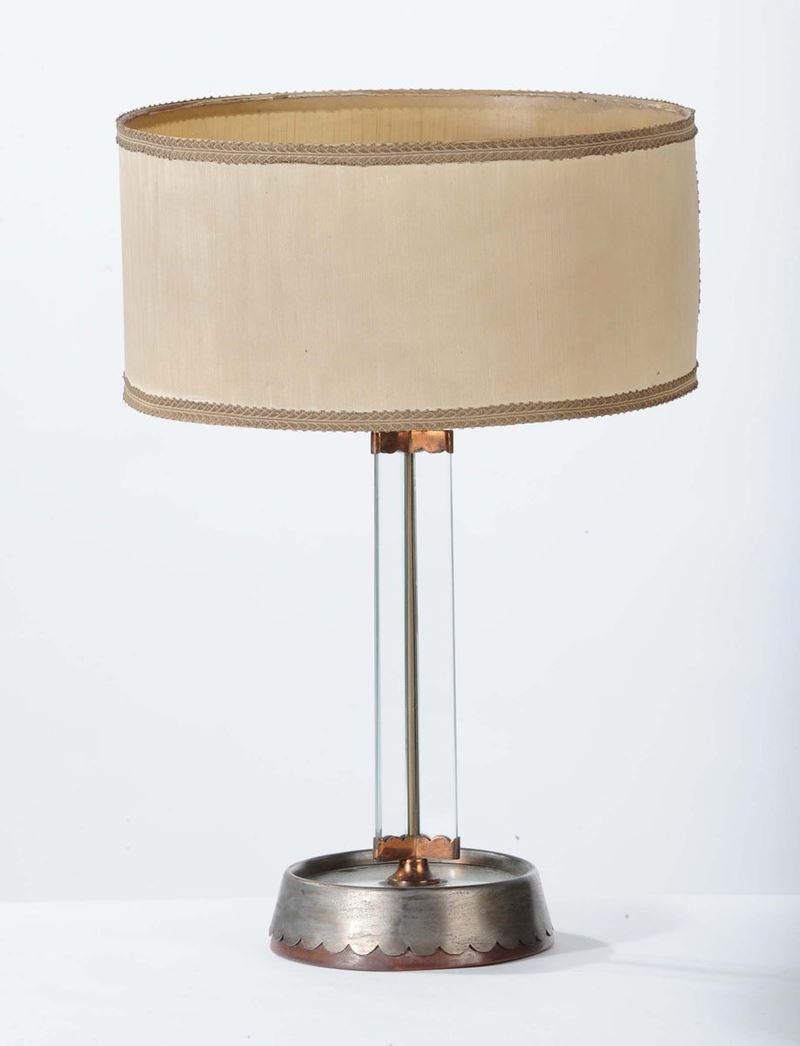 Lampada da tavolo tipo Fontana Arte  - Asta Arti Decorative del XX secolo e Design - Cambi Casa d'Aste