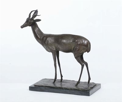 Antilope in Bronzo, XX Secolo