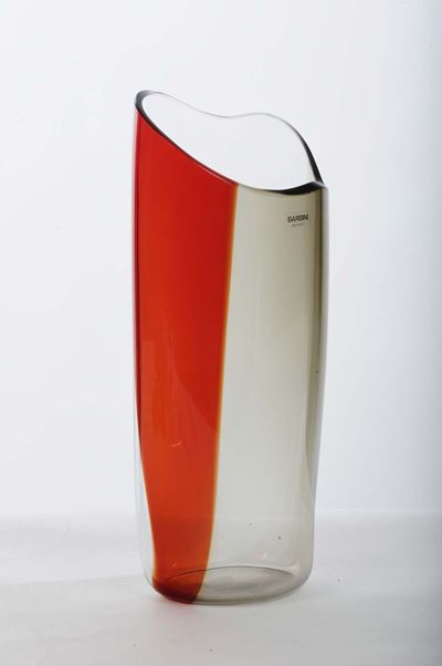 Alfredo Barbini - Muranovaso di Forma Asimmetrica