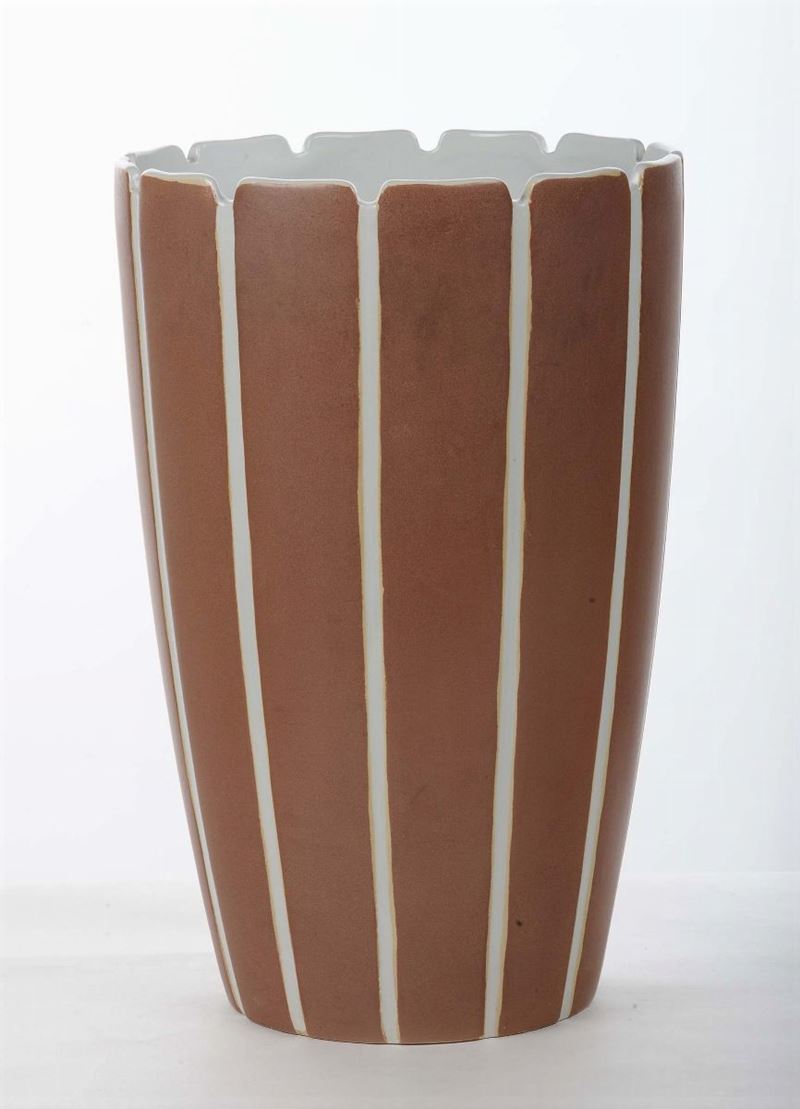 Richrd Ginori - San Cristoforo Grande vaso porta ombrelli  - Asta Arti Decorative del XX secolo e Design - Cambi Casa d'Aste