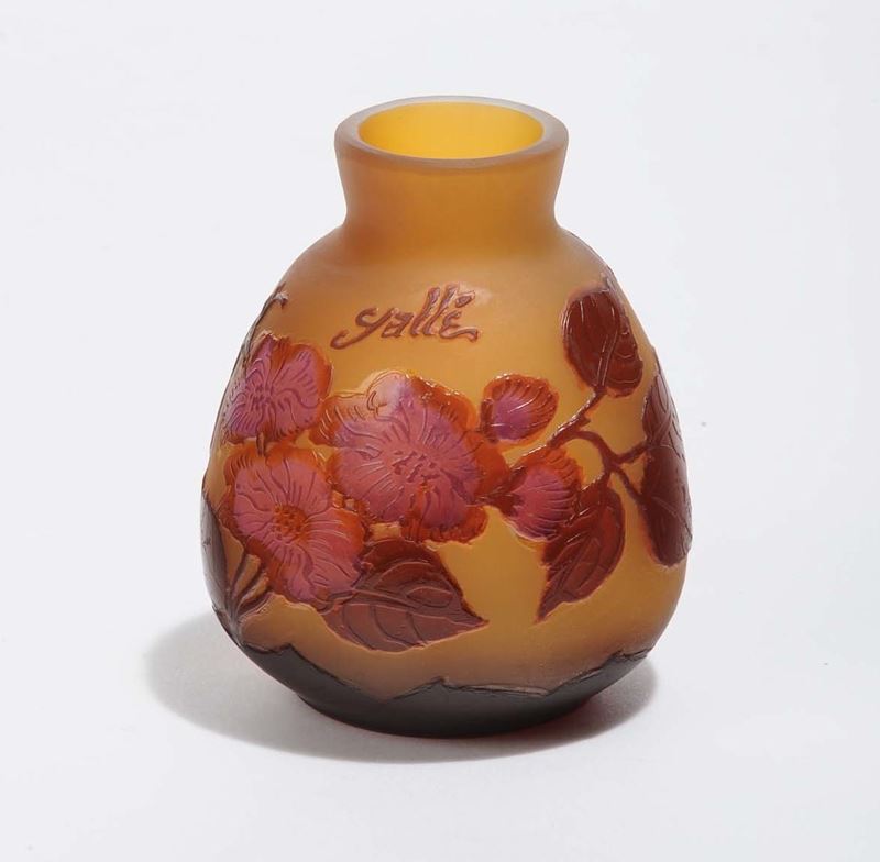 Piccolo vaso Gallè  - Auction OnLine Auction 03-2012 - Cambi Casa d'Aste