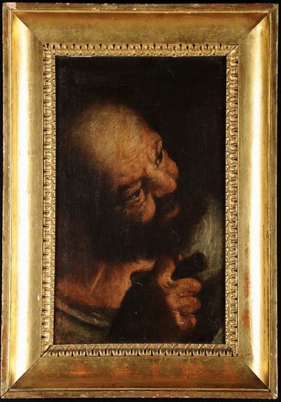 Scuola del XVIII Secolouomo Barbuto