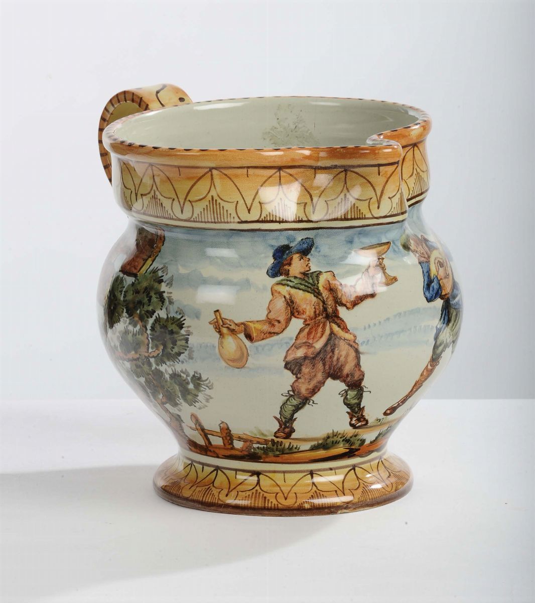Brocca in Maiolica, Spica Albisola 1930/40 Circa