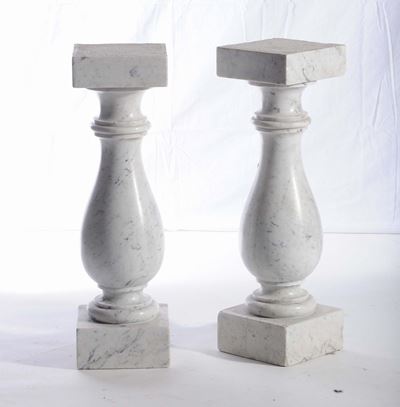 Coppia di Colonne in Marmo