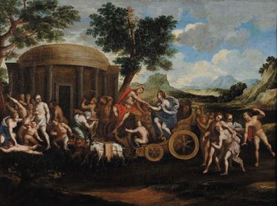 Scuola del XVII Secoloil Trionfo di Bacco