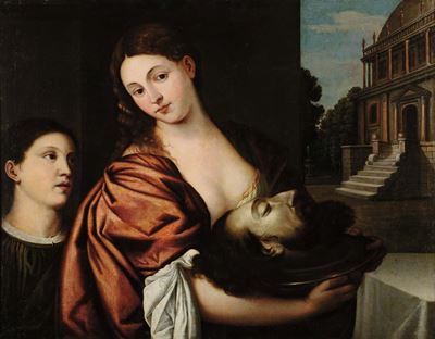 Scuola del XVIII Secolosalomè con la Testa del Battista