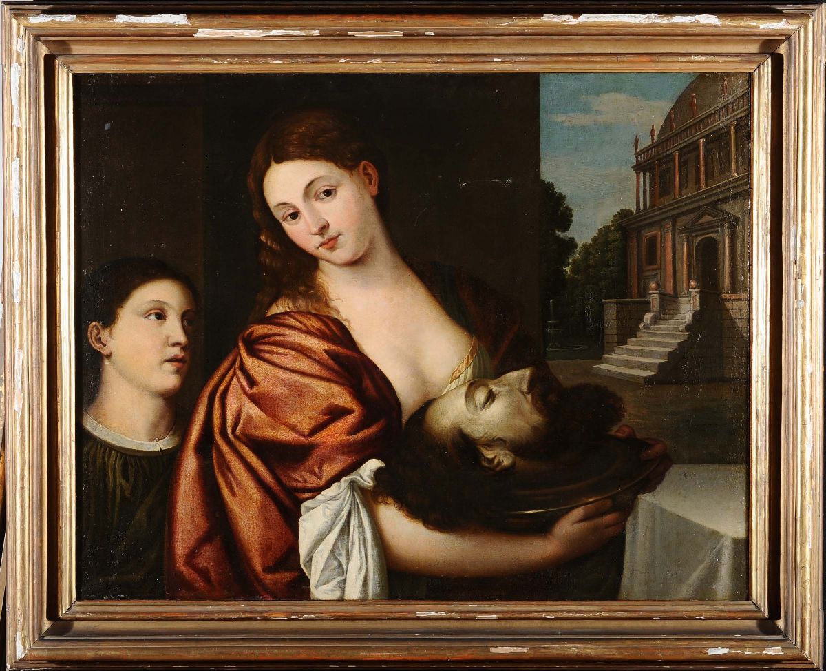 Scuola del XVIII Secolosalomè con la Testa del Battista