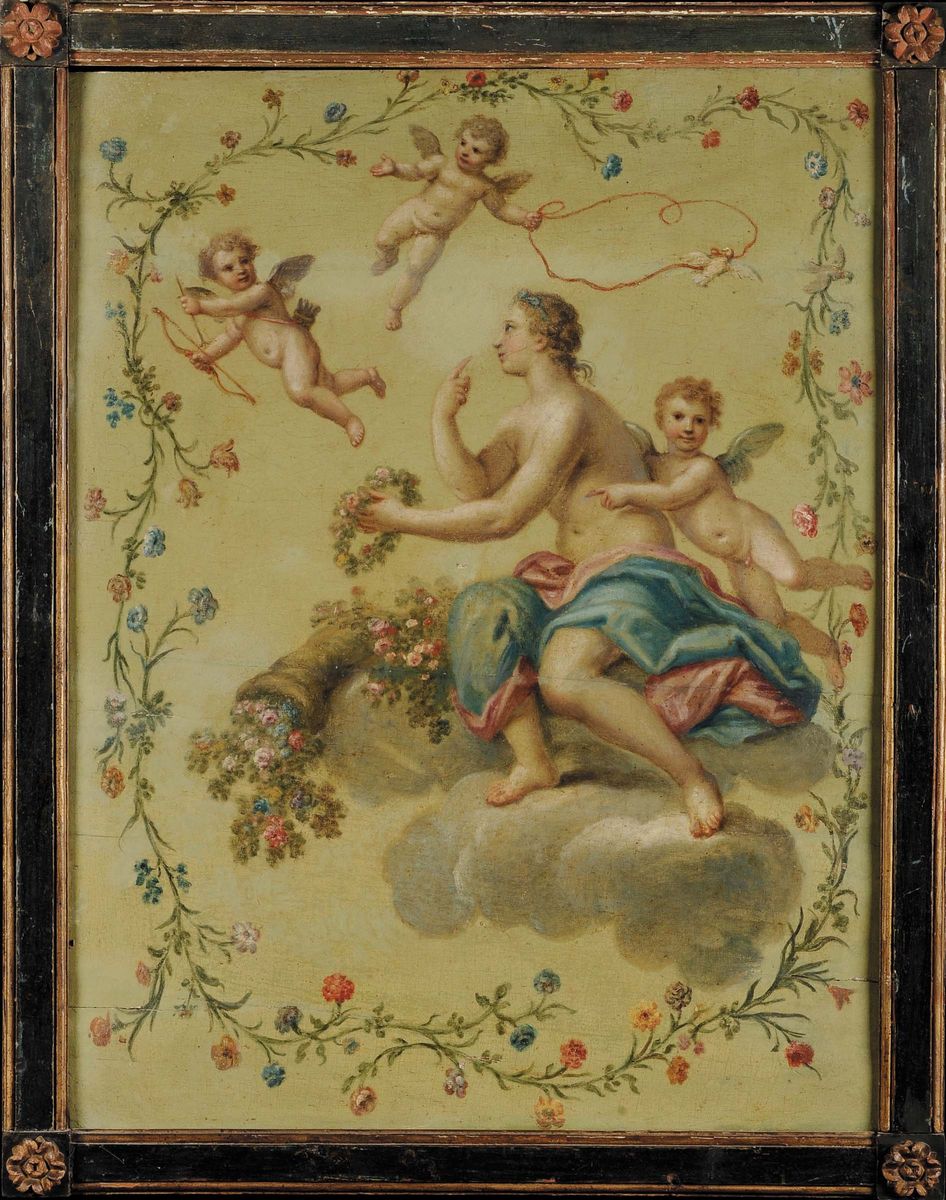 Scuola Neoclassicascene con Amorini