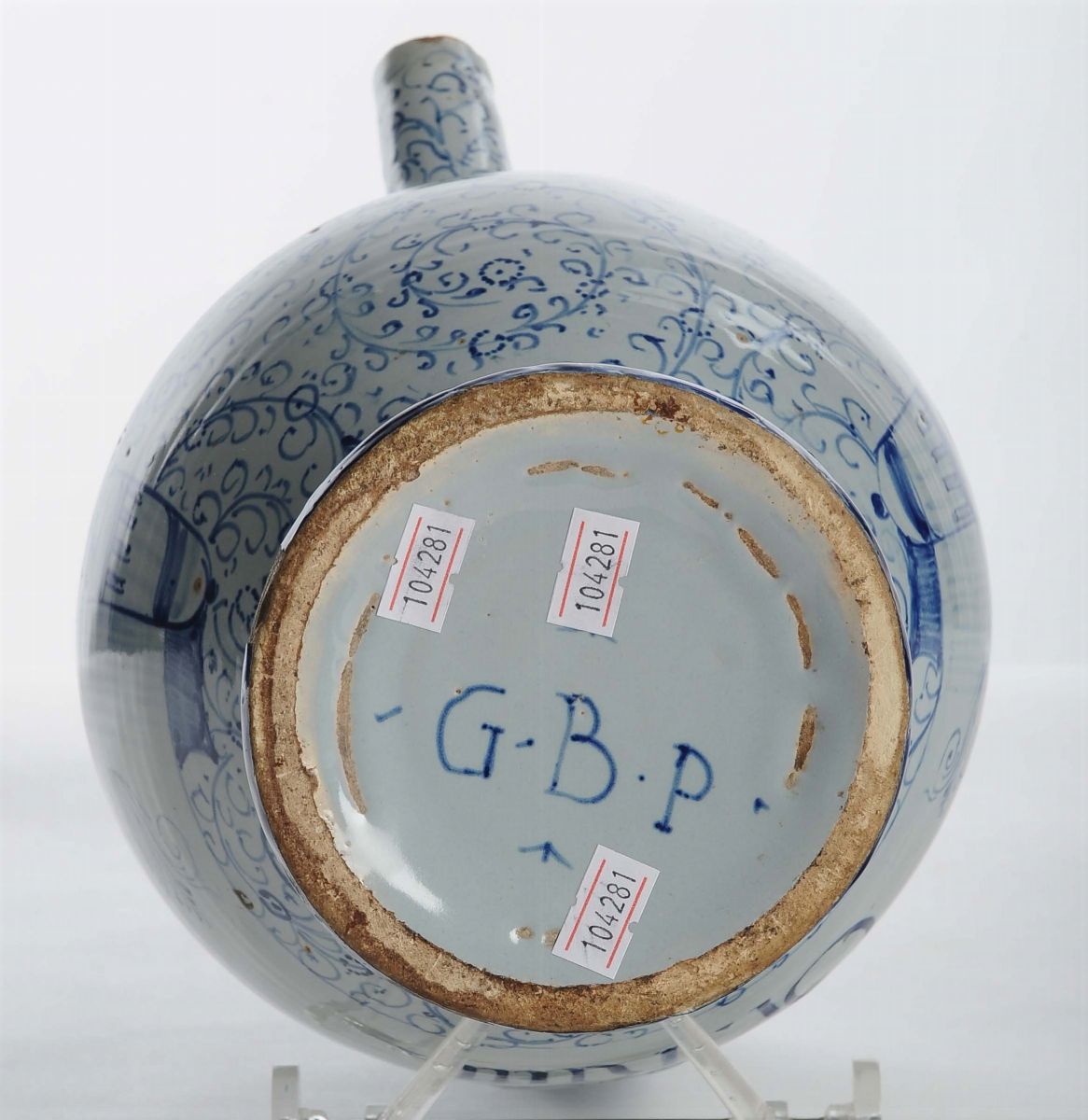Boccale in Maiolica, Genova Fine XVI Secolo