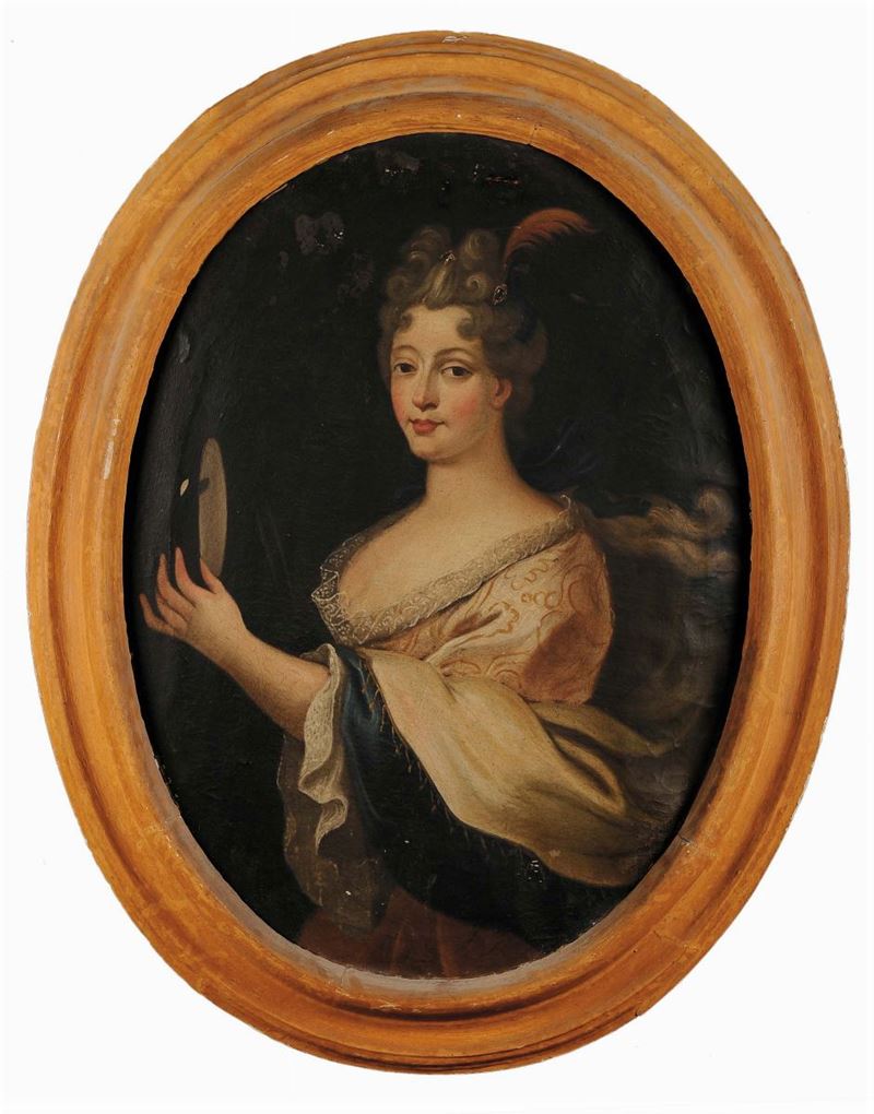 Scuola Italiana del XVIII secolo Allegoria della vanità  - Asta Antiquariato e Dipinti Antichi - Cambi Casa d'Aste