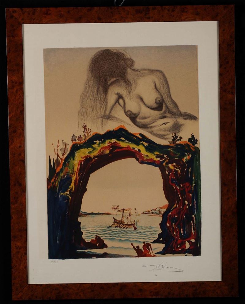 Salvator Dalì (1904-1989) La sirena  - Auction OnLine Auction 02-2012 - Cambi Casa d'Aste