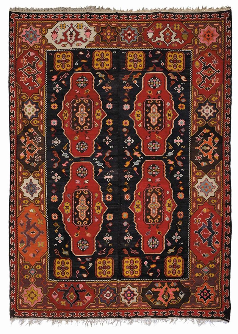 Tappeto Kilim, primi XX secolo  - Auction Ancient Carpets - Cambi Casa d'Aste